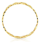 Anel Feminino De Ouro 18k Corações Vazados E Delicados