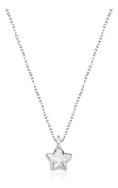 Colar Feminino Aqua Jóias Prata 925 Ponto De Luz 45 Cm