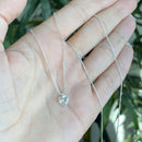 Colar Ponto de luz 45cm prateado prata 925