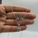 Presente Dia Das Mães Conjunto De Prata 925 Colar E Brinco Prateado